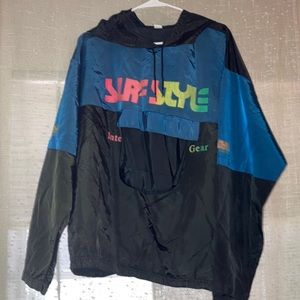 Retro Surf Style Nylon Jacket